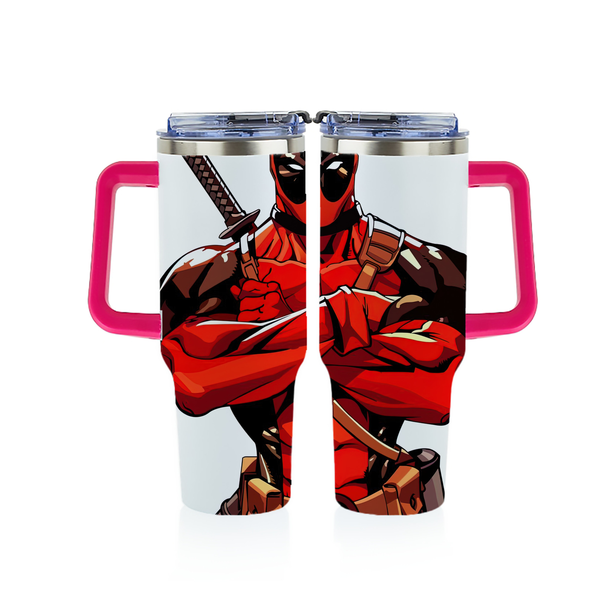 （画像用） Deadpool デッドプール 1200ｍLフルプリント車用タンブラー